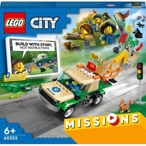 Lego City Misja Ratowania Dzikich Zwierząt 60353