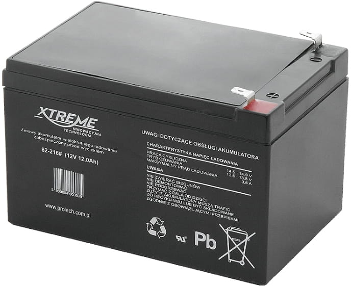 XTREME Akumulator żelowy 12V 12Ah 82-216 - Henryx24