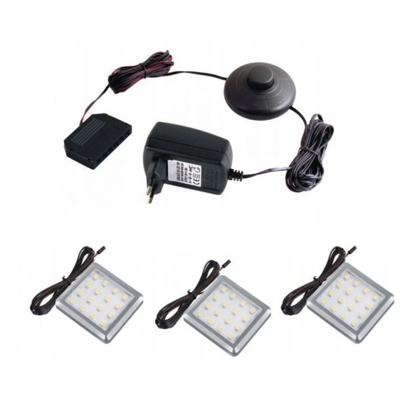 Oświetlenie podszafkowe LED SQUARE 3 białe ciepłe
