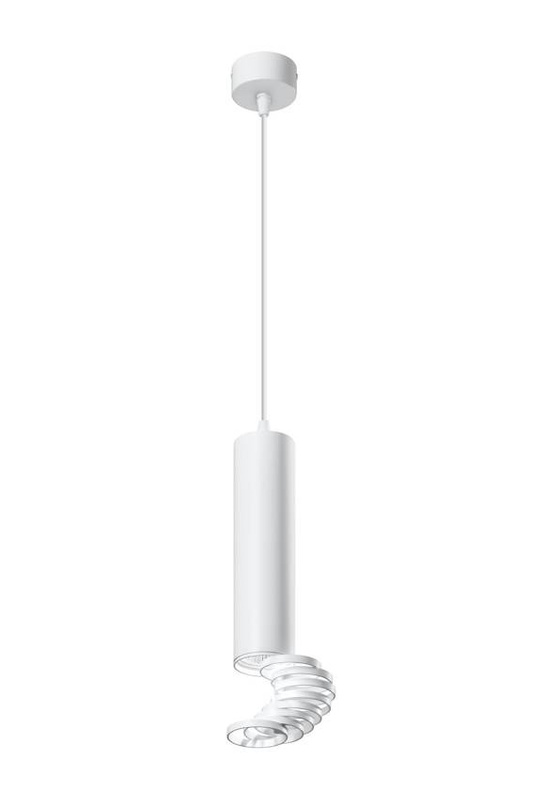 Lampa wisząca biała regulowana Tuba