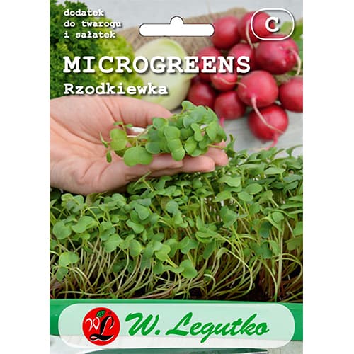 1 szt, Mikrogreen Rzodkiewka - Nasiona: Ilość w opakowaniu: 5 g