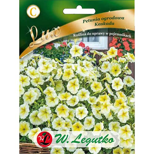 1 szt, Petunia Kaskada zolta - Nasiona: Ilość w opakowaniu: 0.02 g