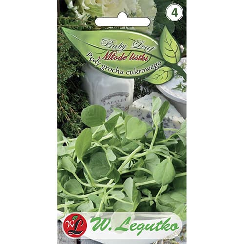 1 szt, Pędy grochu cukrowego - Baby Leaf - Nasiona: Ilość w opakowaniu: 20 g