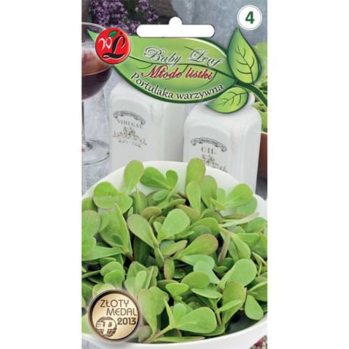 1 szt, Portulaka warzywna - Baby Leaf - Nasiona: Ilość w opakowaniu: 0.5 g