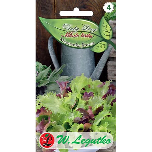 1 szt, Mieszanka fitness - Baby Leaf - Nasiona: Ilość w opakowaniu: 1.5 g