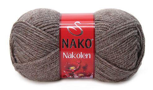 włóczka NAKOLEN kol. 5667 / jasny brąz .