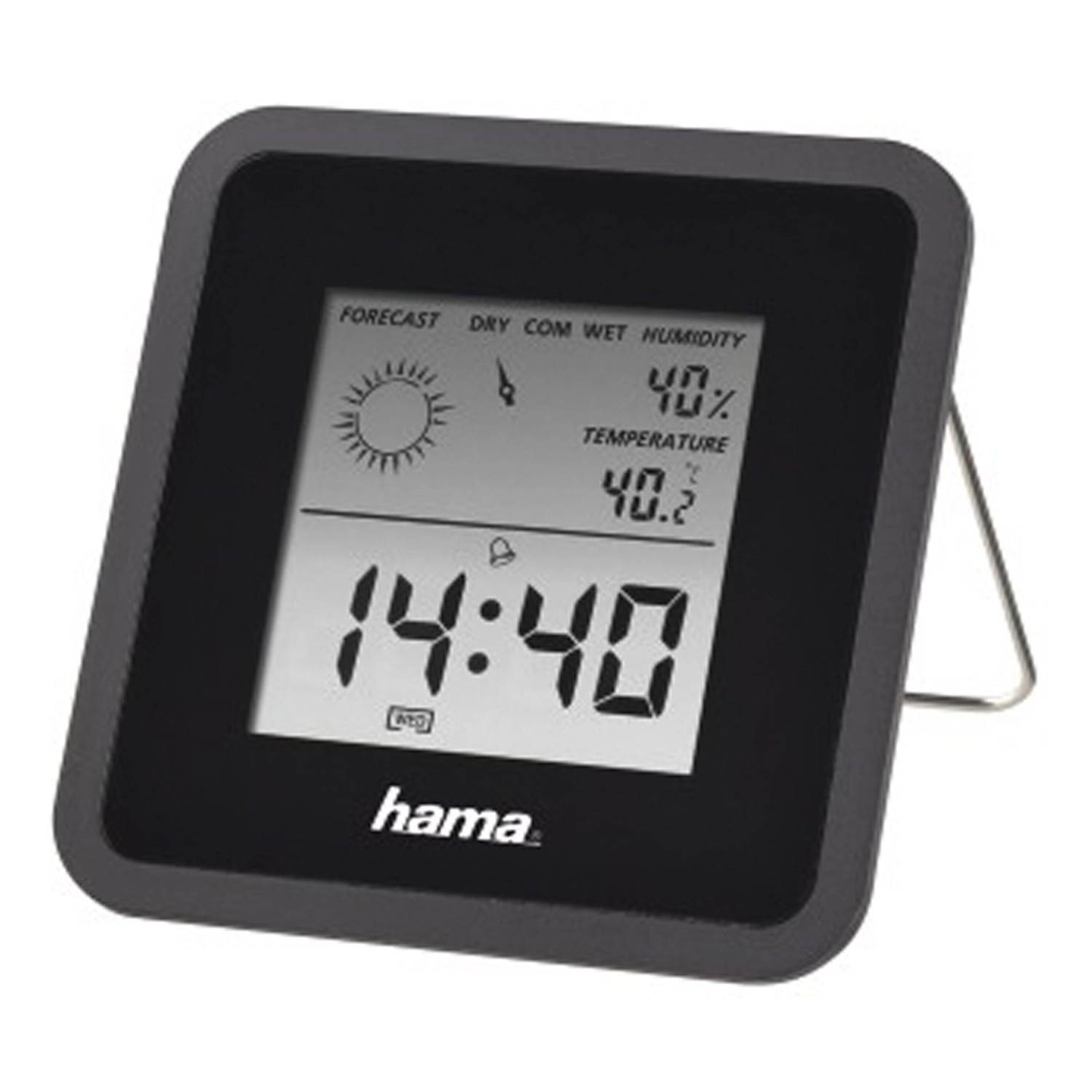 Termometr higrometr TH50 czarny