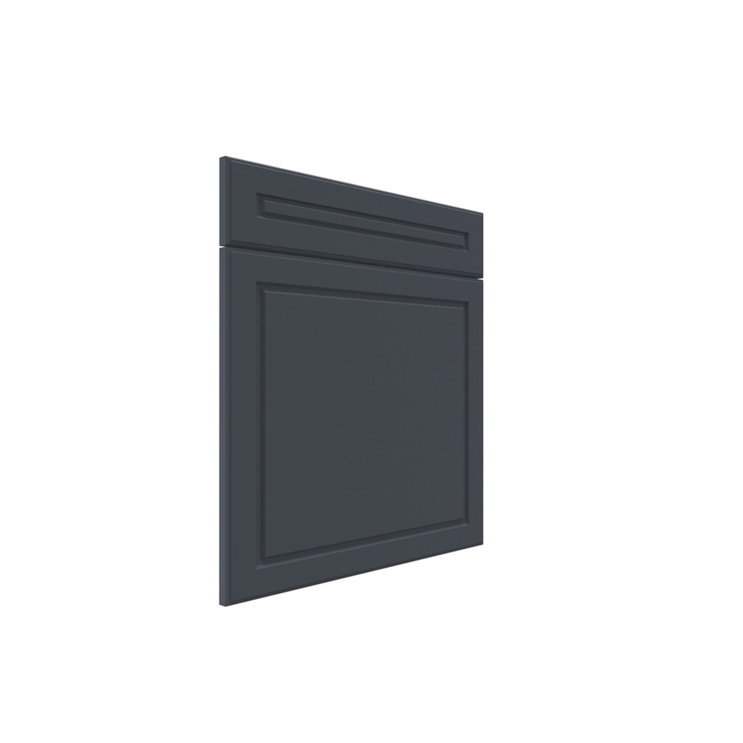 Front 60 x 56 cm + 60 x 14 cm Modena indigo mat