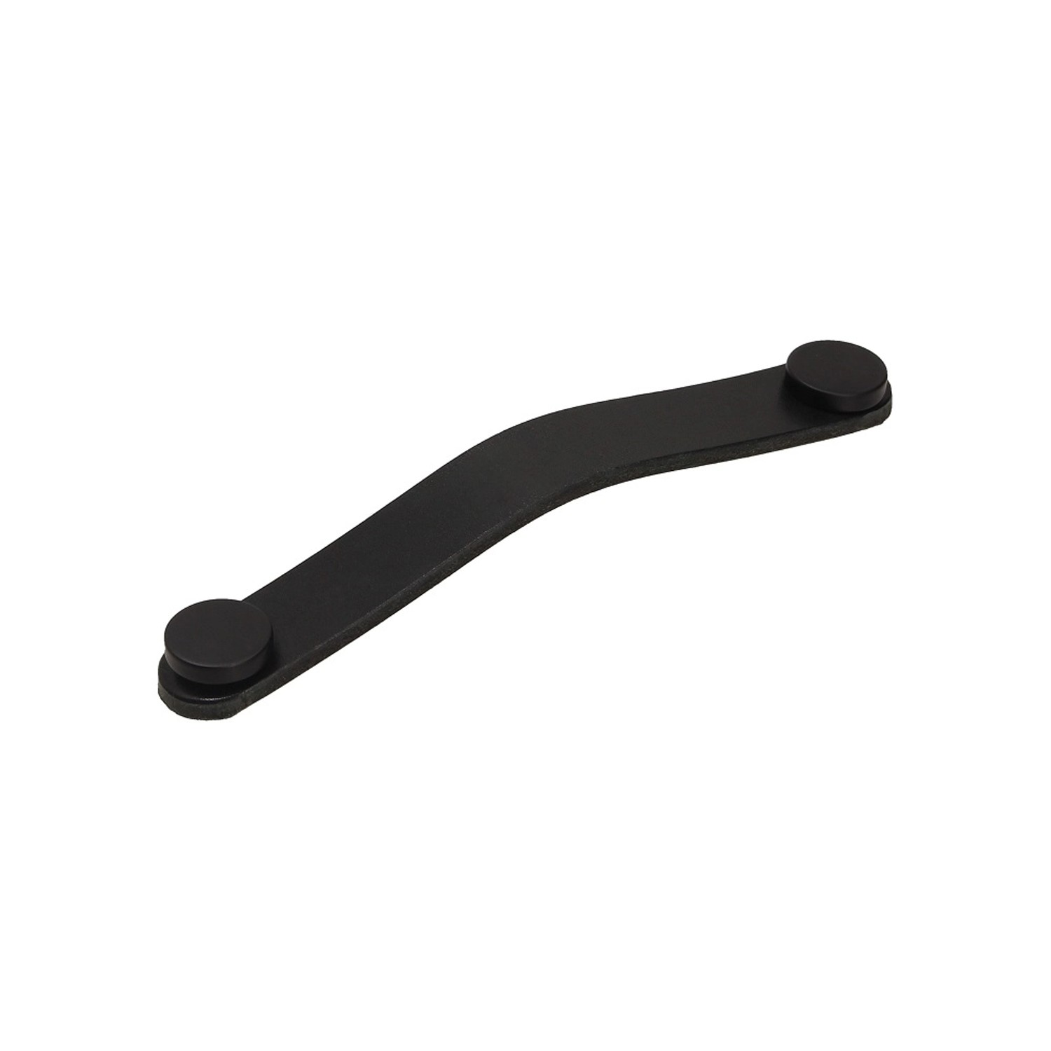 Gamet Uchwyt meblowy skóra czarny/czarny mat UL24 128 mm
