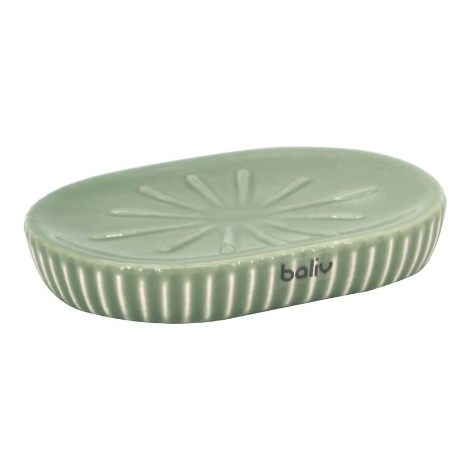 Baliv Mydelniczka ceramiczna oliwkowo-biała