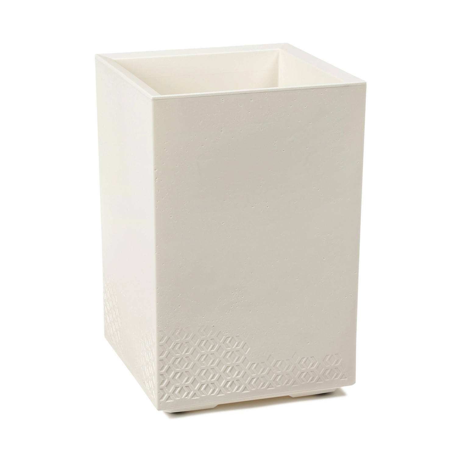 Kwietnik Karo beton kremowy recycled wym. 40x40x60 cm