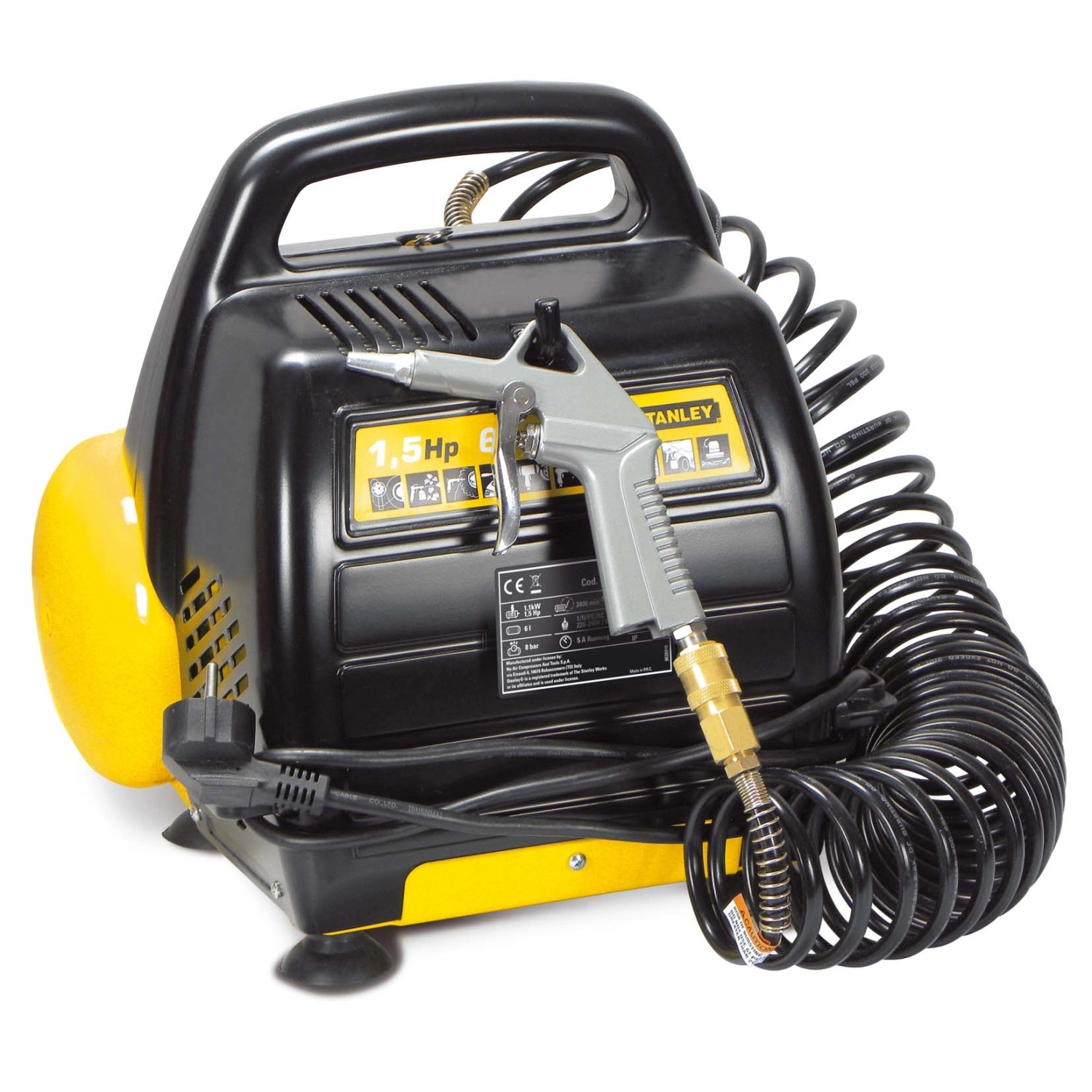 Stanley Kompresor bezolejowy 6L 1,5KM