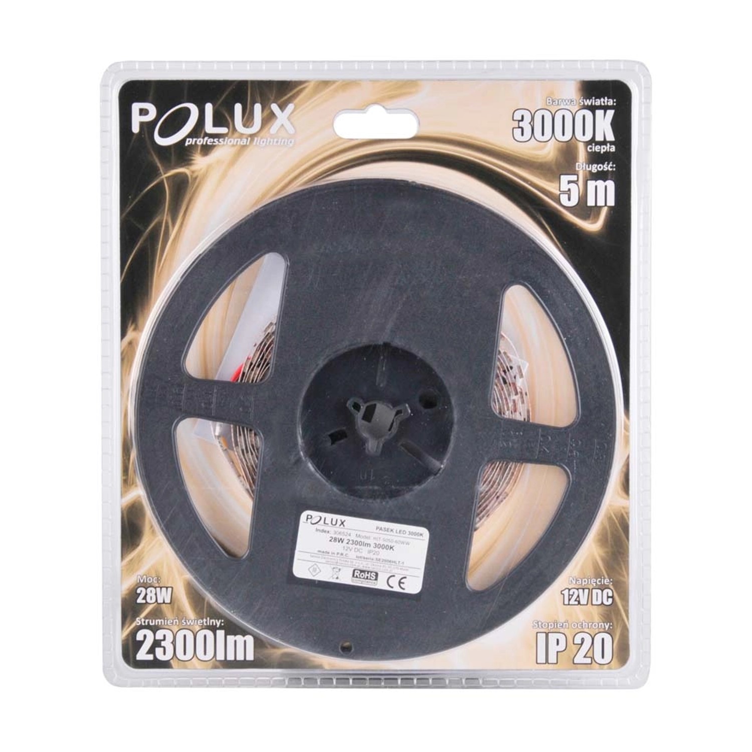 Polux Taśma LED 5m 28W 2900lm 3000K