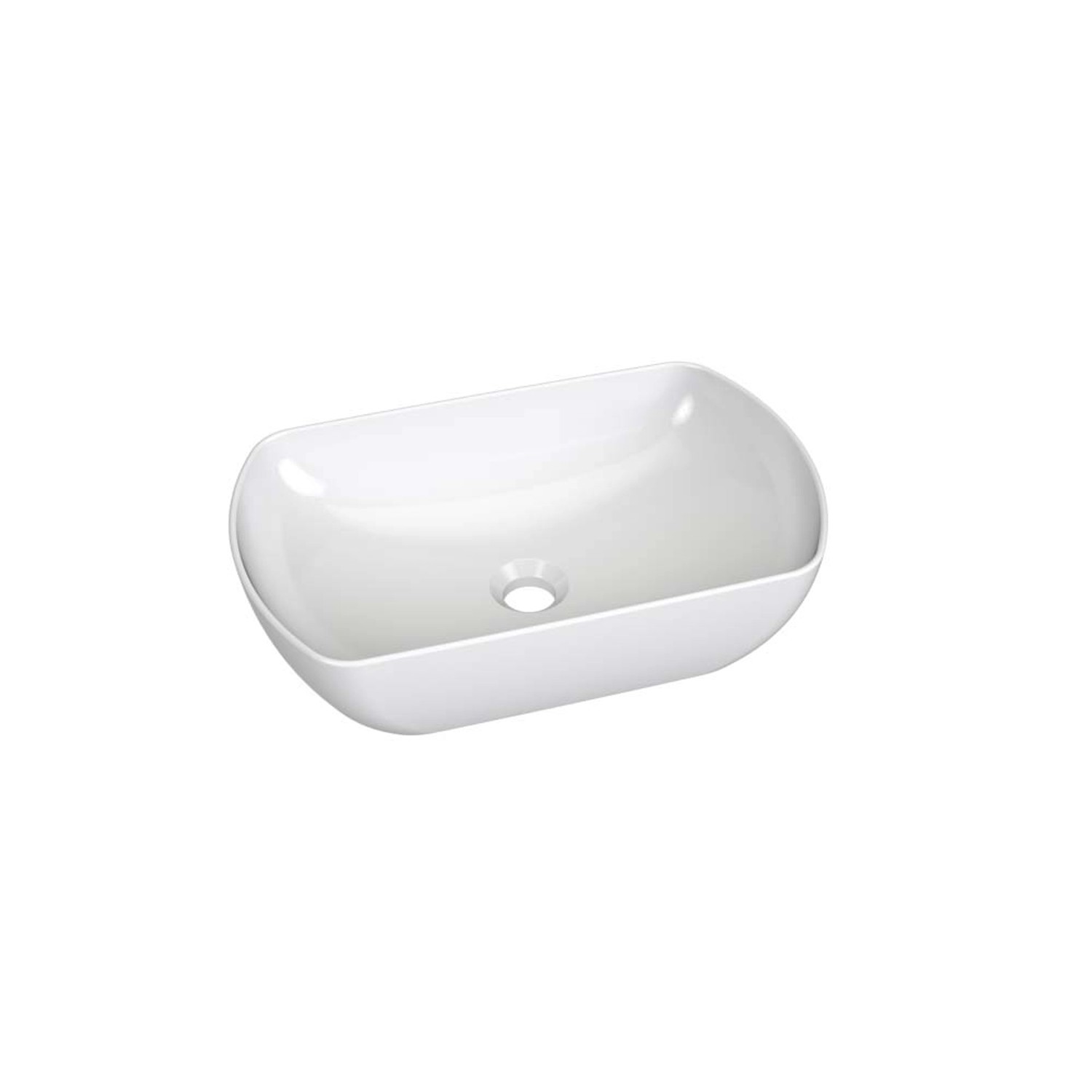Umywalka nablatowa Slim O 41 x 34,5 x 15 cm