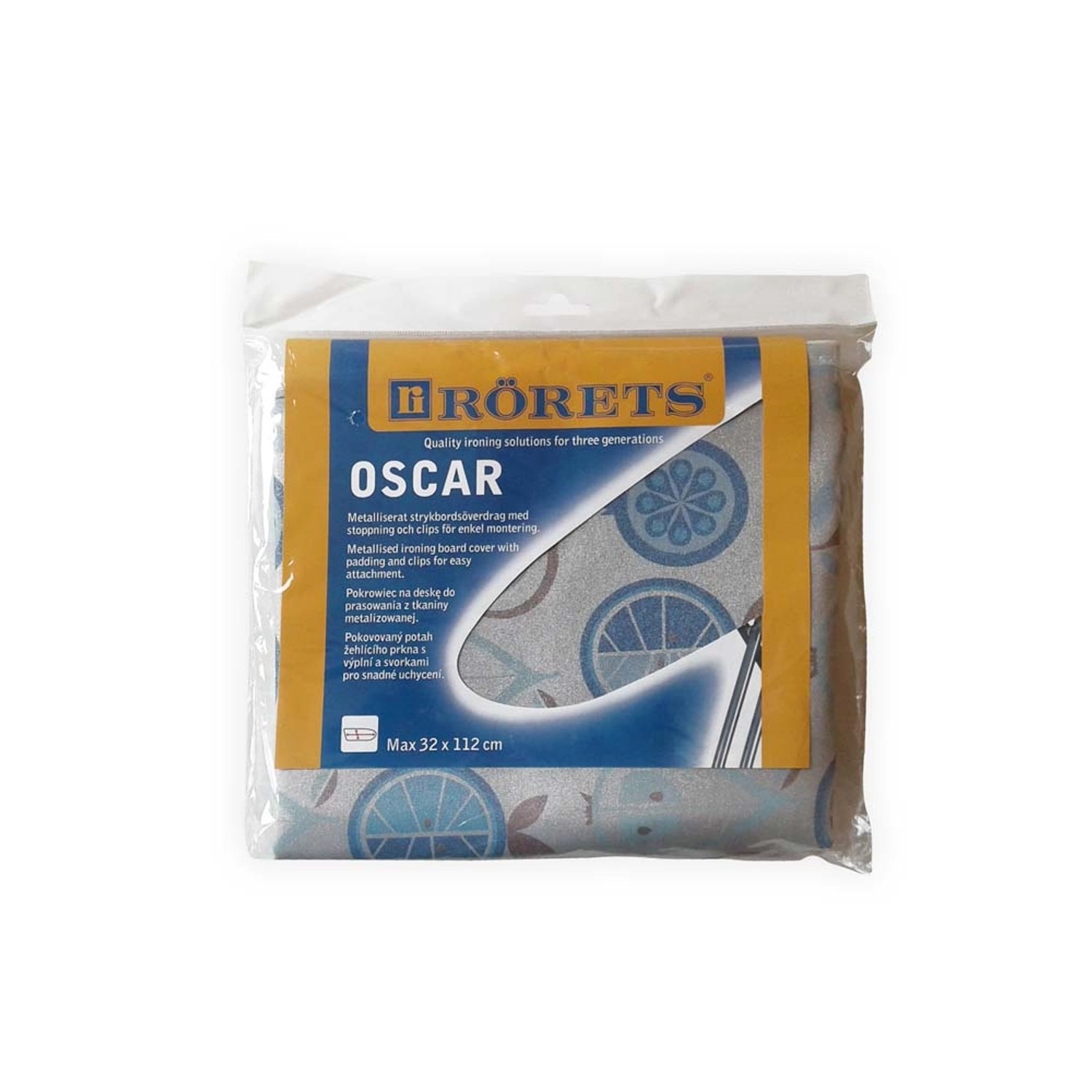 Rörets Pokrowiec na deskę do prasowania Oscar 112 cm x 32 cm