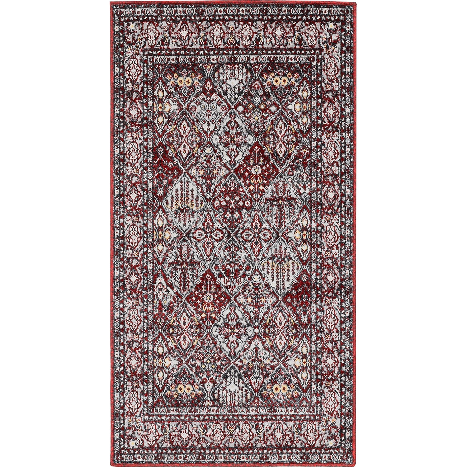 Dywan GIZEL ATES 80 x 150 cm bordo