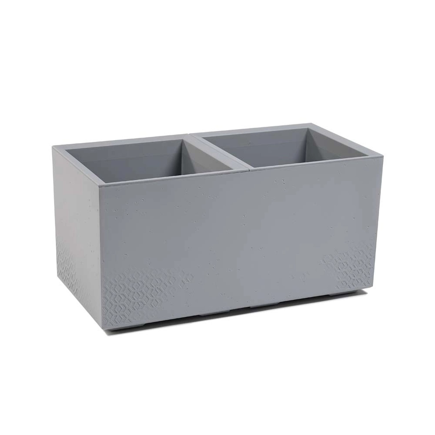Kwietnik Karo beton szary - śr. 80 cm