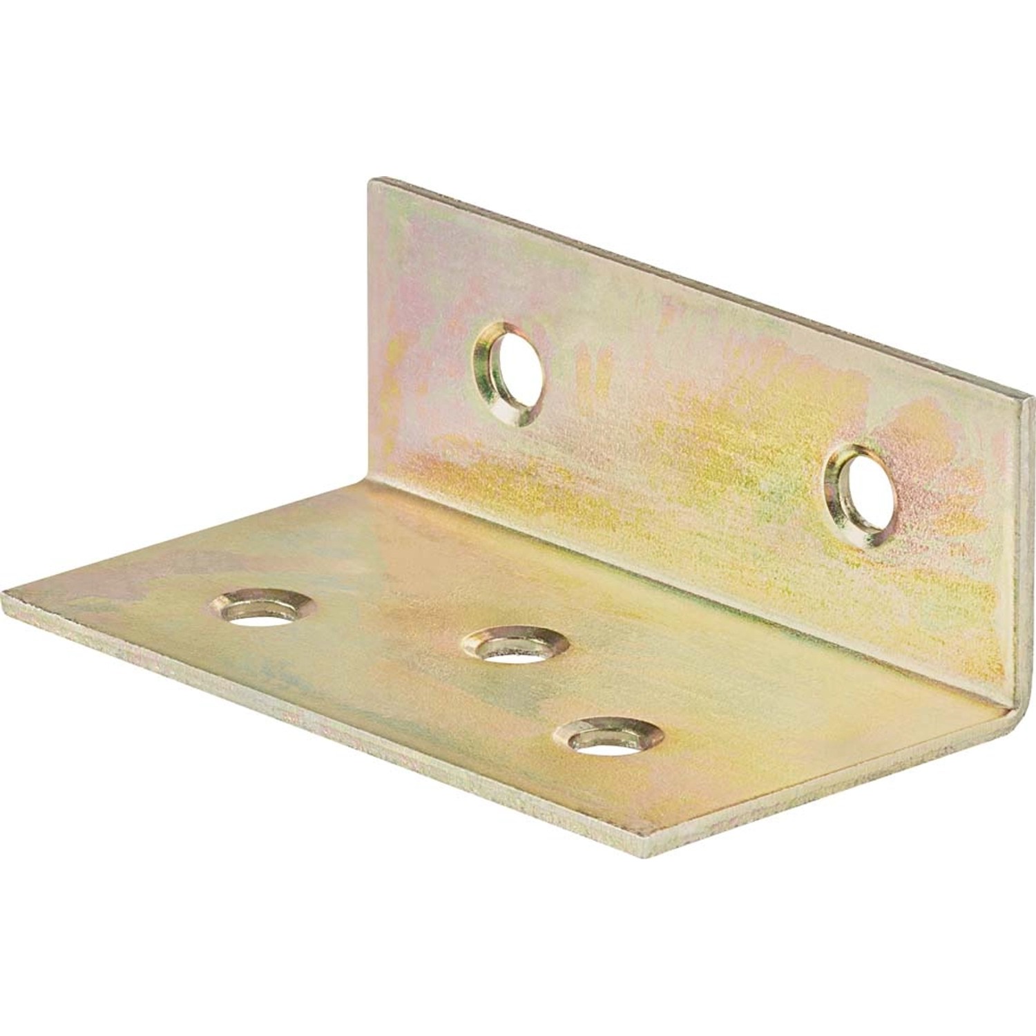 Kątownik szeroki 25 mm x 40 mm x 75 mm ocynkowany na żółto