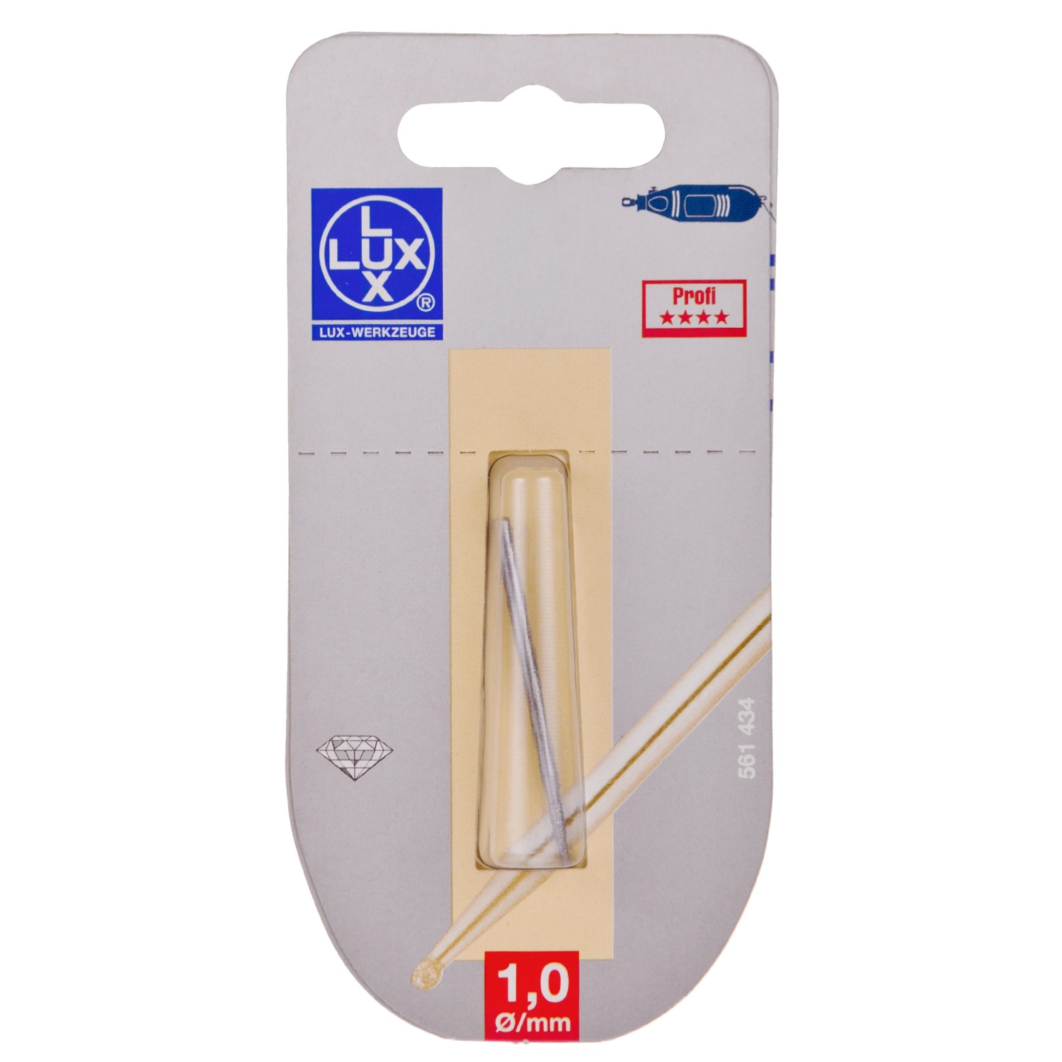 LUX Frez diamentowy w kształcie kuli 1 mm