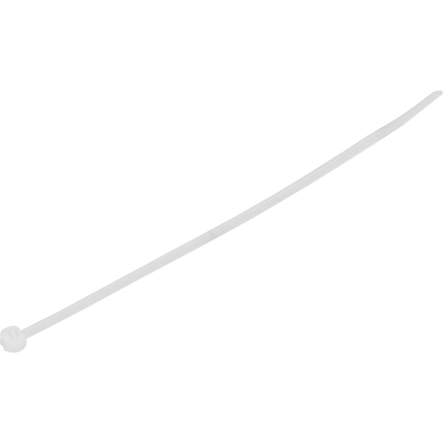 LUX Opaski do kabli białe 3,2 x 150mm, 100 szt.