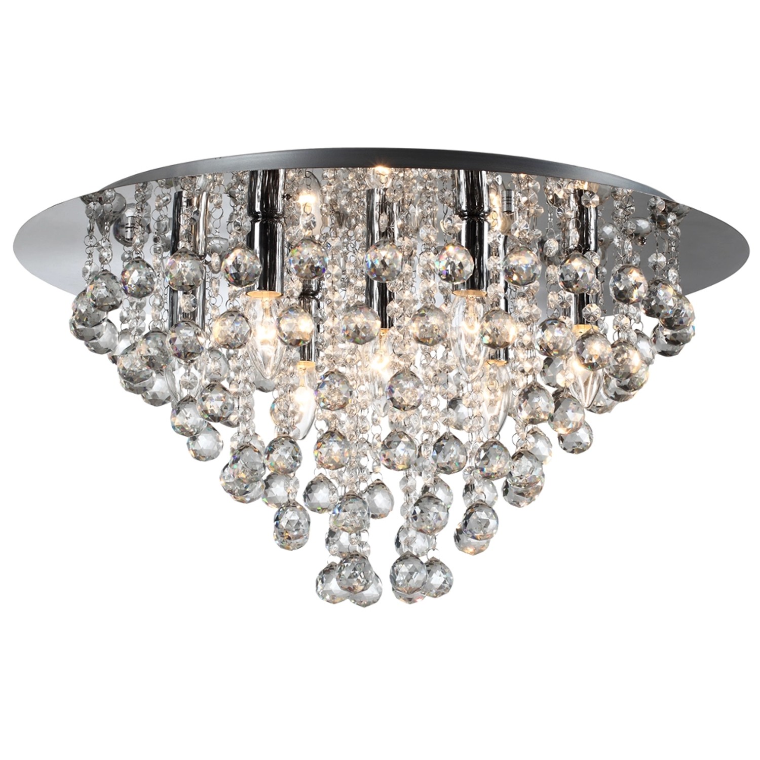 Reality Lampa sufitowa LONDON 7x40W E14 chrom
