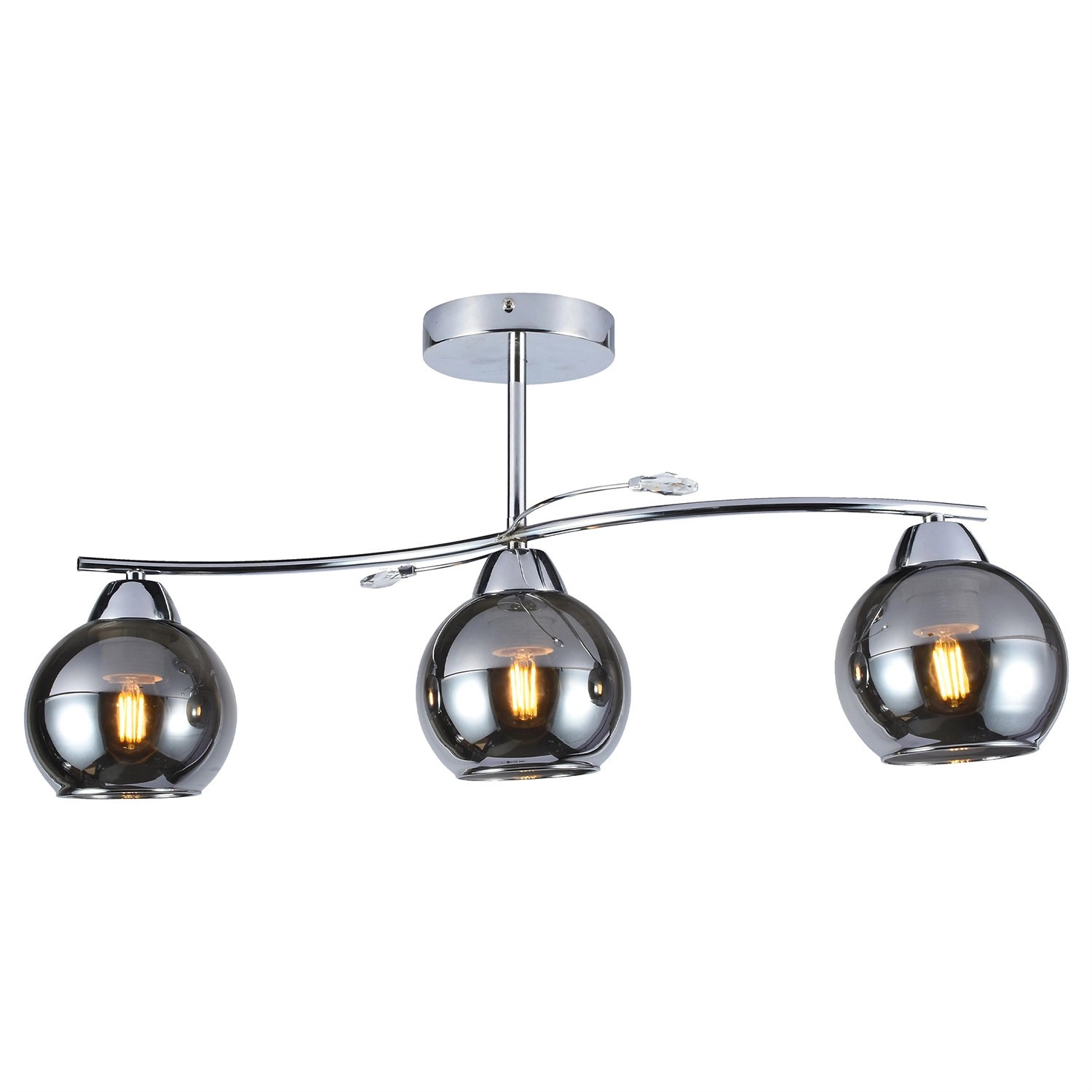 MiLAGRO Lampa sufitowa Connor 3x15W E27 chrom