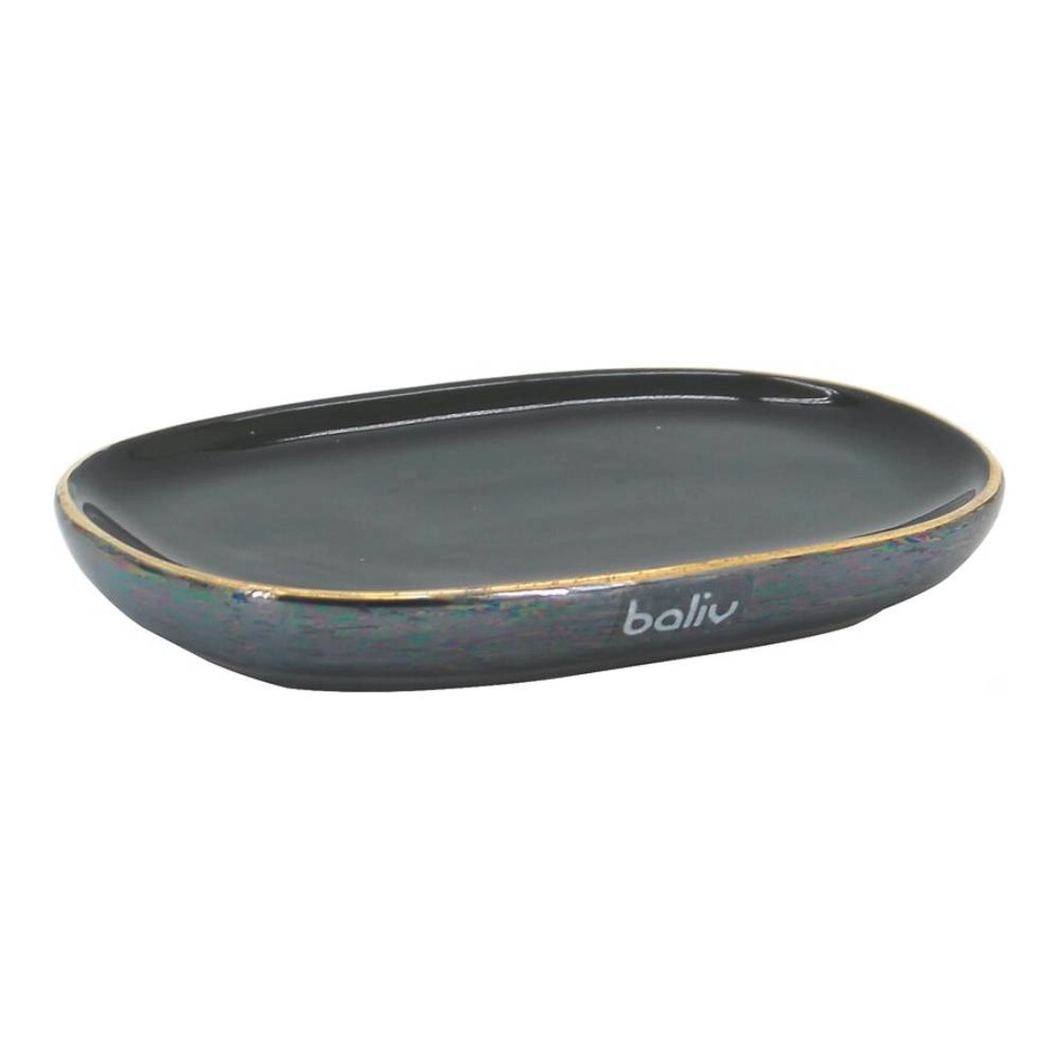 Baliv Mydelniczka ceramiczna czarny-hologram