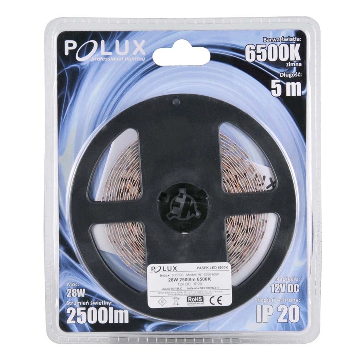 Polux Taśma LED 5m 28W 6500K 2900lm