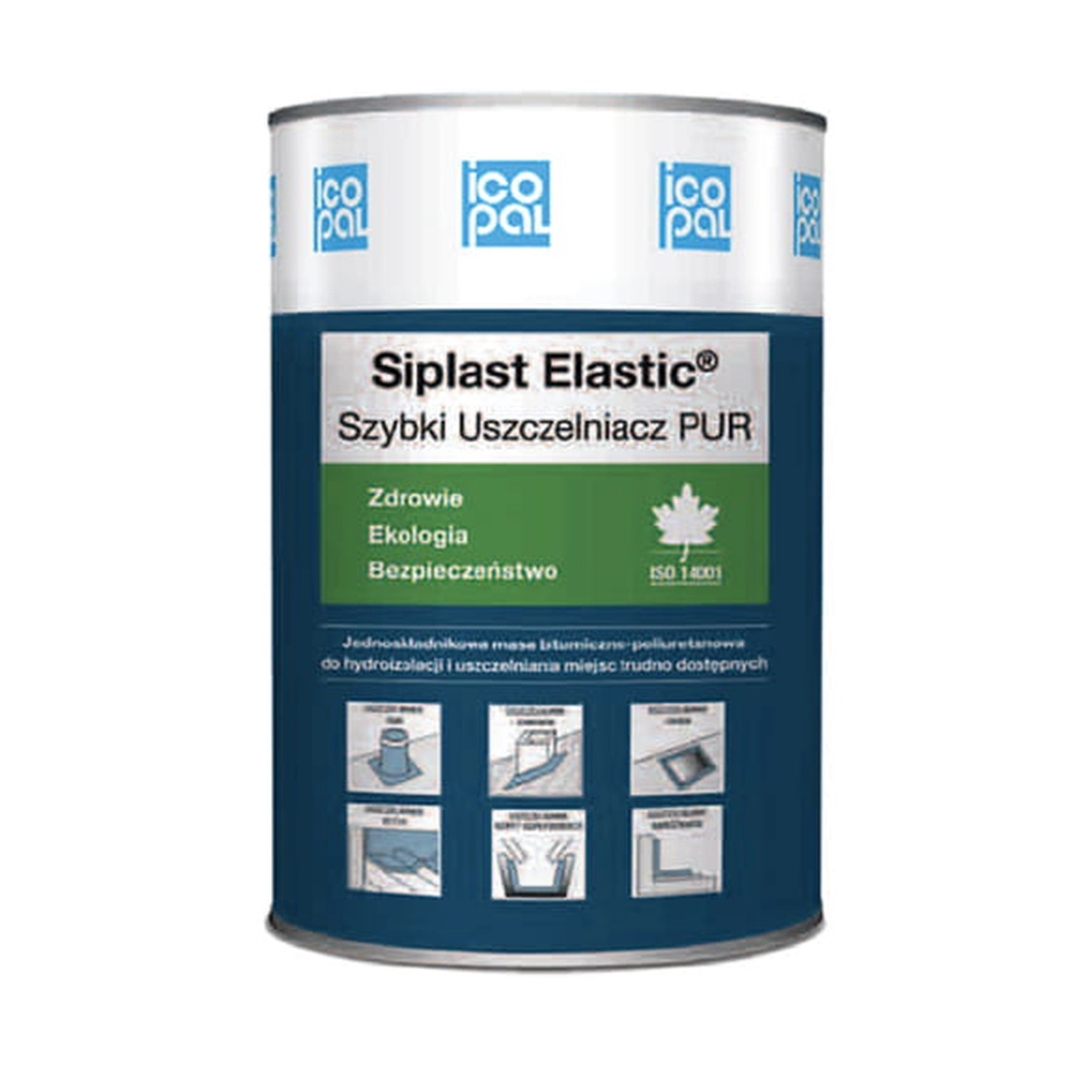 ICOPAL SIPLAST ELASTIC SZYBKI JEDNOSKŁADNIKOWY USZCZELNIACZ PUR 6KG