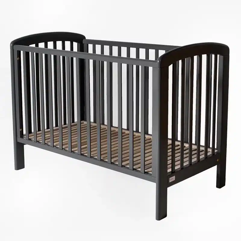 ŁÓŻECZKO LUX Z OPUSZCZANYM BOKIEM 120×60 SEAL GREY LB