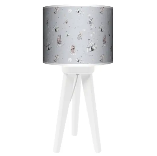 Lampa Trójnóg mała Baśniowy cyrk na Błękicie kolor podstawy do wyboru FL - wenge