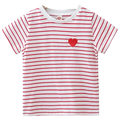 Tshirt czerwone paski NS