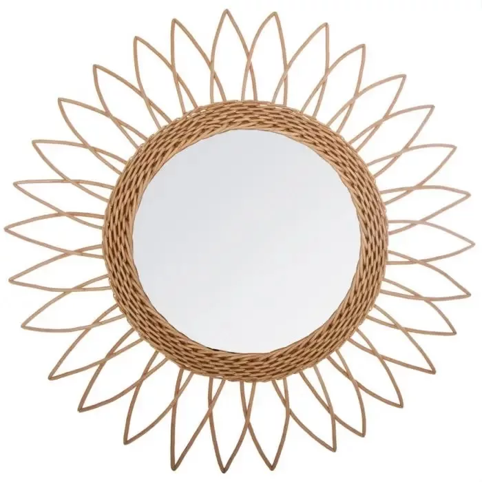 Rattanowe lustro "Soleil" 50cm DB