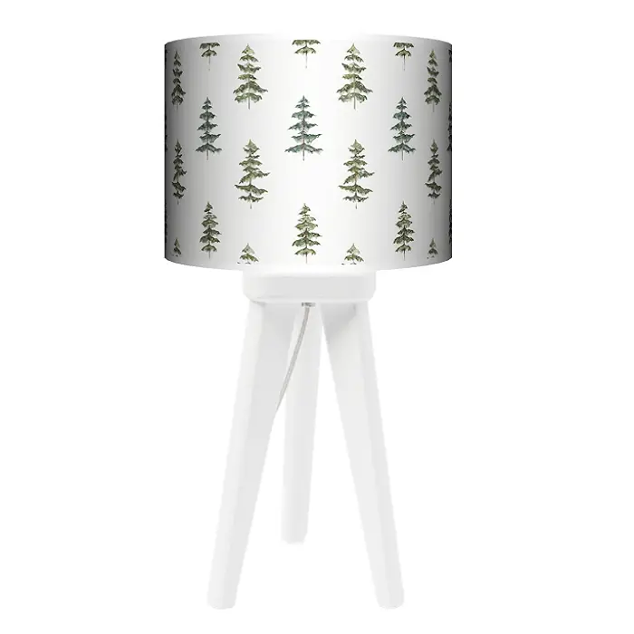 Lampa Trójnóg mała Pine wood1 - kolor podstawy do wyboru FL - czarny