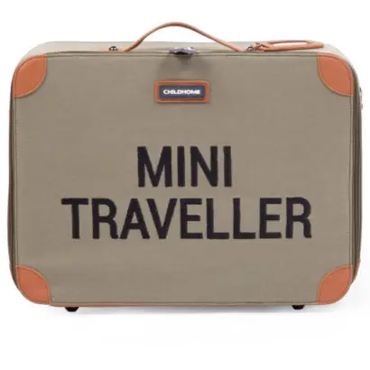 Childhome Walizka dziecięca Mini Traveller Kanwas Khaki