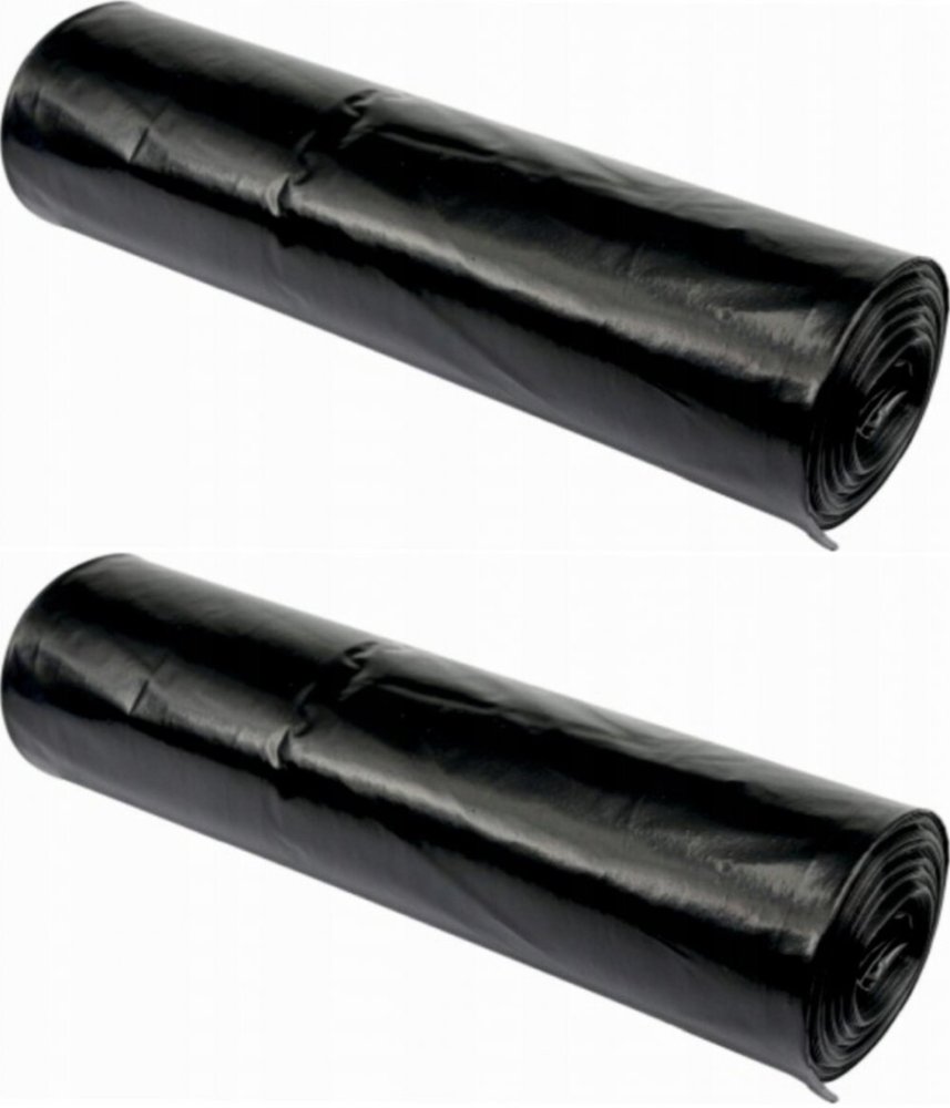 2x Worki na śmieci Merida Economy plus, na odpady zmieszane,120l, 50 sztuk, czarny