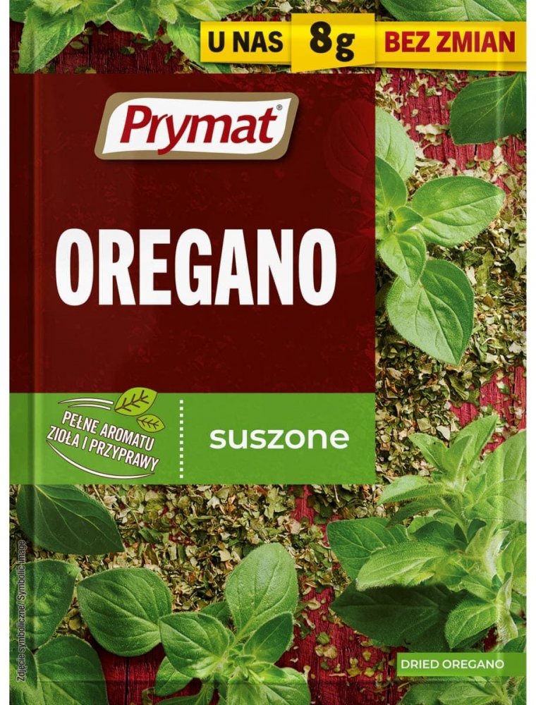 Oregano suszone, Prymat, 8g