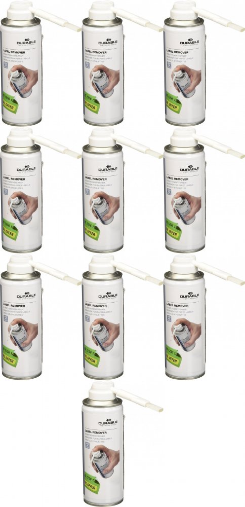 10x Płyn do usuwania etykiet Durable, 200 ml