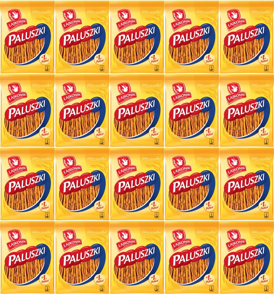 20x Paluszki Lajkonik, z solą, 200g