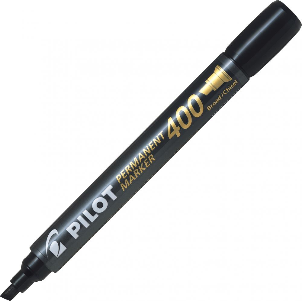 Marker permanentny Pilot, SCA 400, ścięta, 4.5mm, czarny