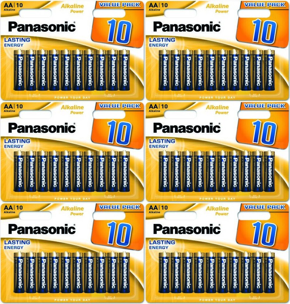6x Bateria alkaliczna Panasonic Alkaline Power, AA, 1.5V, LR6, 10 sztuk