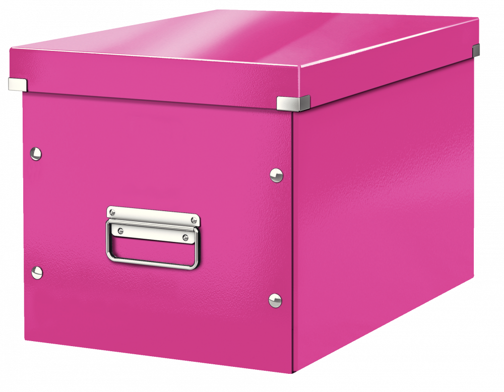 Pudło uniwersalne Leitz Click&Store, rozmiar L (320x310x360mm), różowy