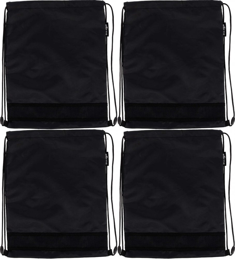 4x Worek na buty Strigo Classic, 35x45cm, czarny