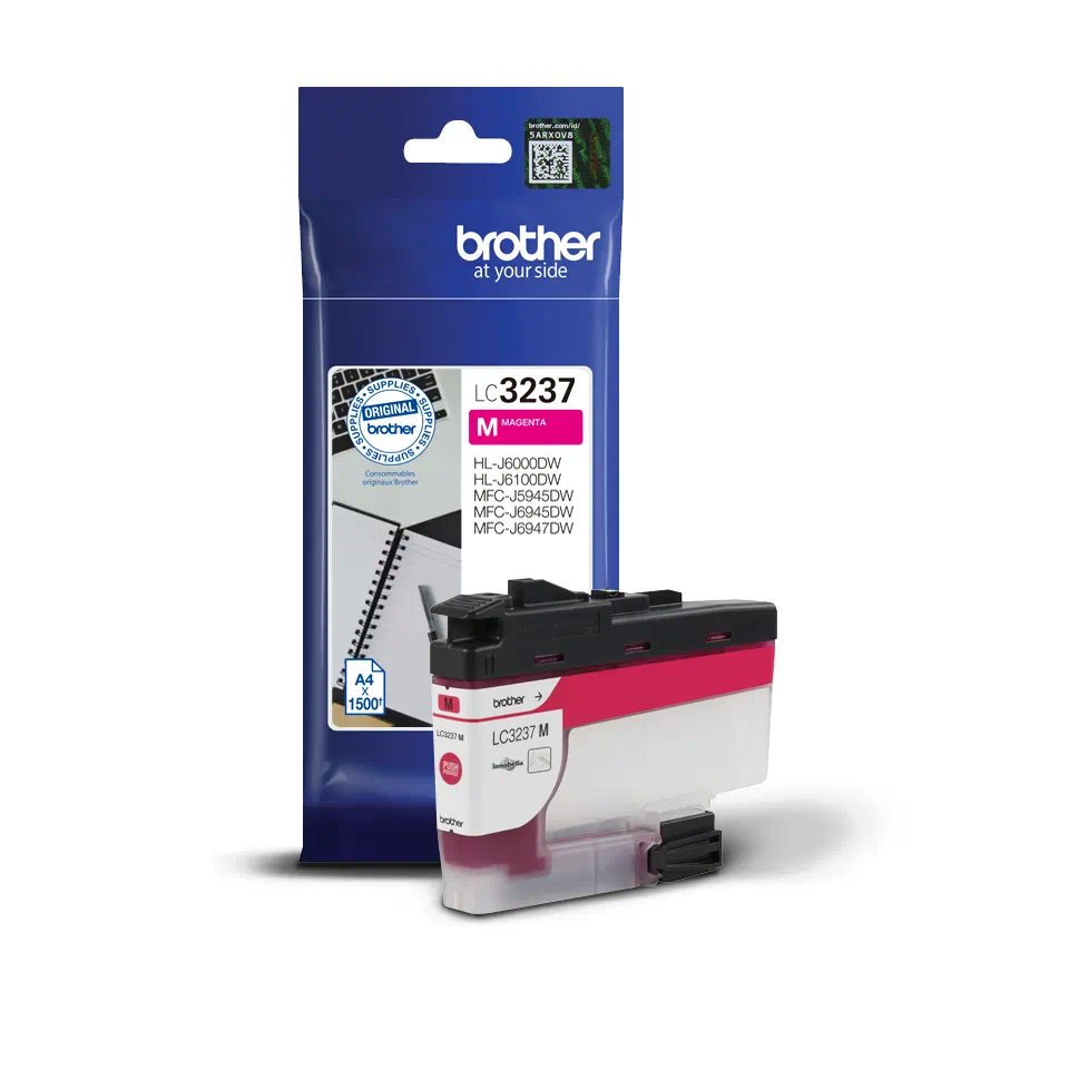 Tusz Brother LC3237M (LC-3237M), 1500 stron, magenta (purpurowy)