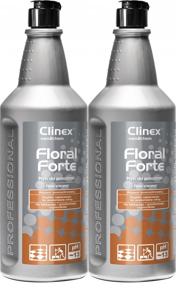 2x Płyn Clinex Floral Forte 77-705, do czyszczenia posadzek, 1l