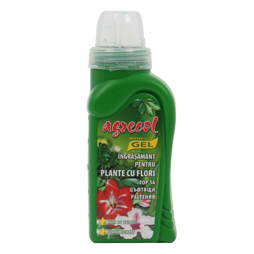 1 pac, Îngrăşământ mineral gel pentru plante cu flori - : Mod de ambalare: 250 ml