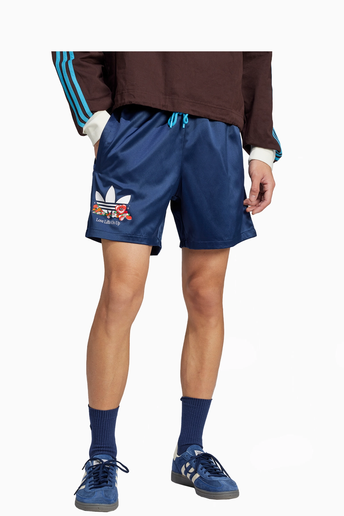 Spodenki adidas Originals Q2 Sprinter - Niebieski