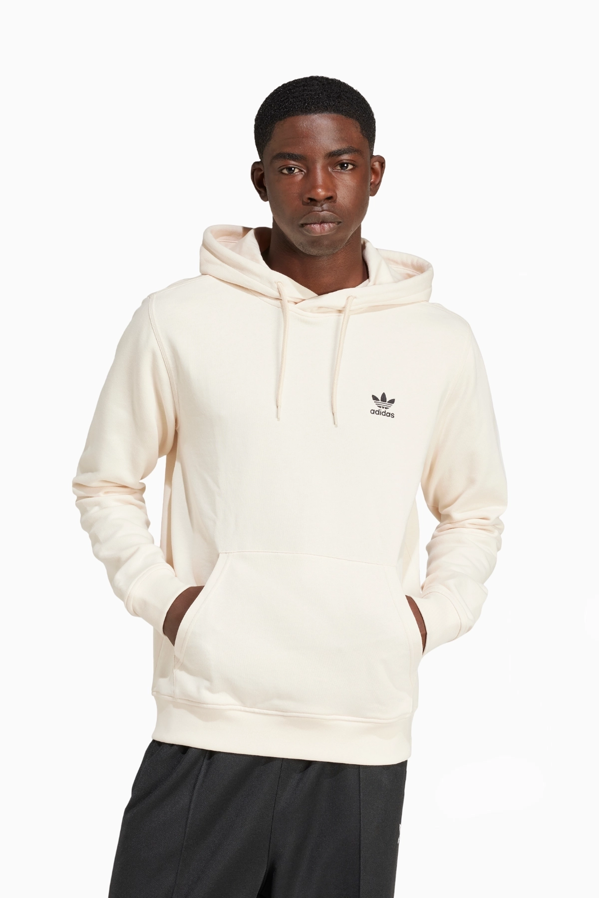 Bluza z kapturem adidas Trefoil Essentials - Beżowy