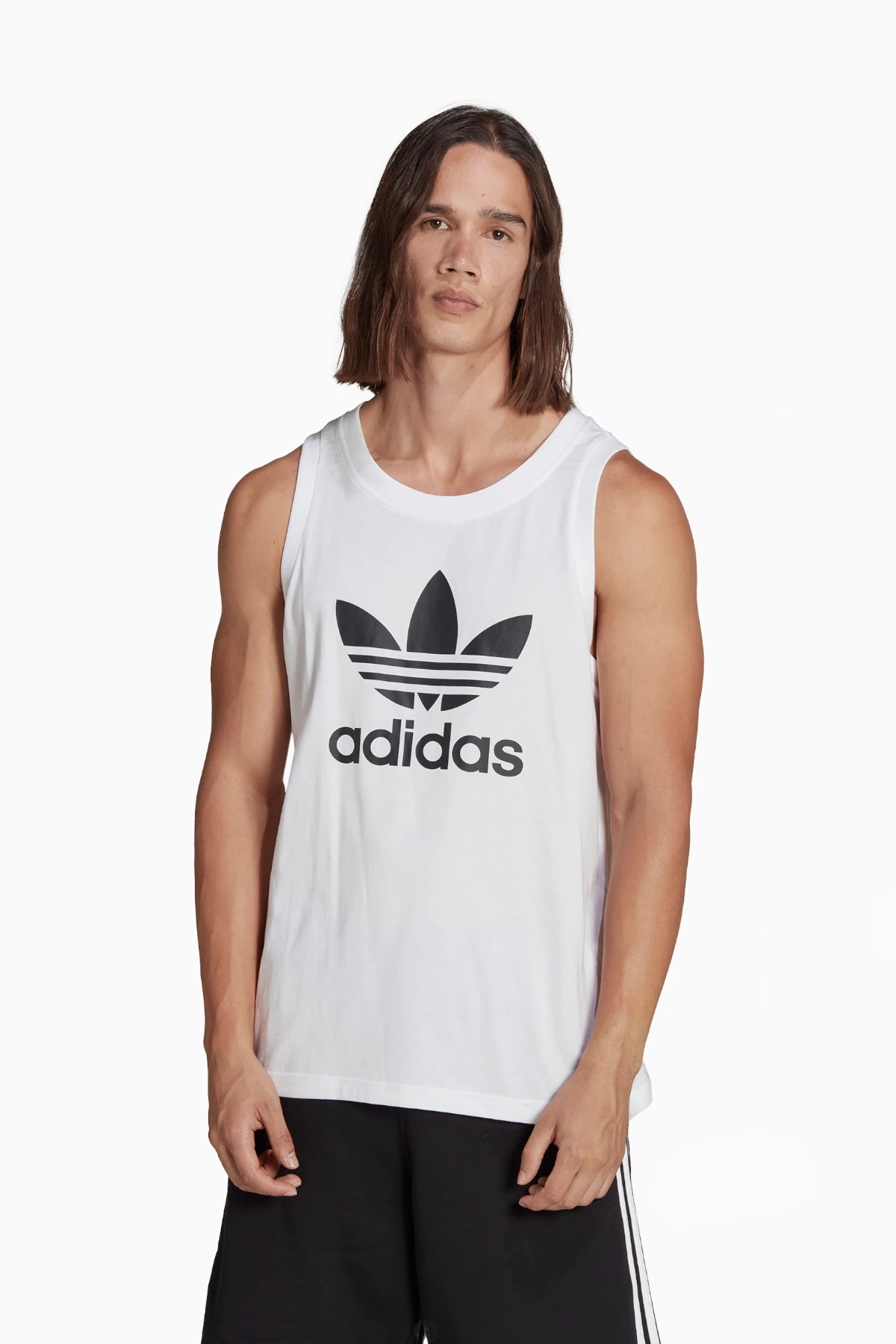 Koszulka bez rękawów adidas Adicolor Classics Trefoil - Biały