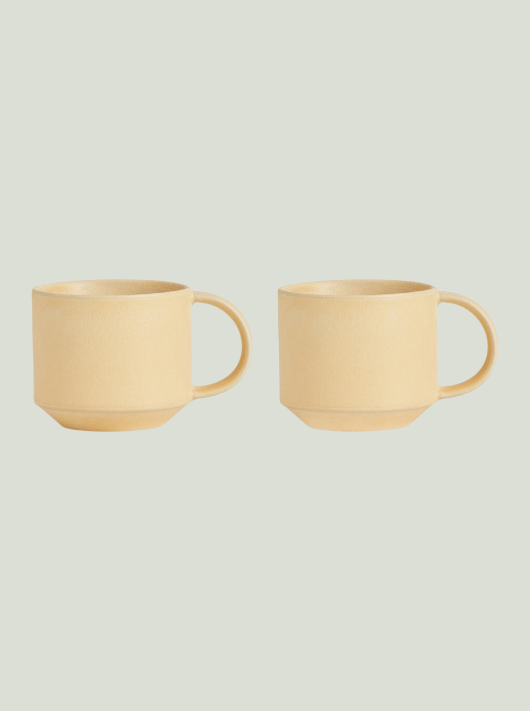 Kubek Yuka Cup Butter OYOY - Zestaw 2 sztuk